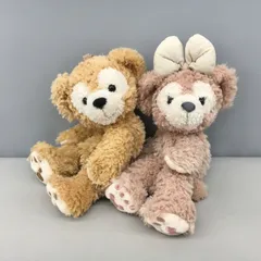 Disney 東京ディズニーシー ぬいぐるみポーチ2個まとめセット ダッフィー/シェリーメイ 抱っこ だっこ バッグ 2504LS015