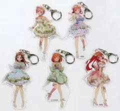 【中古】キーホルダー 中野姉妹 BIGアクリルキーホルダーセット(5個セット) 「五等分の花嫁∽ ガチャっと缶バッジ」 ファイナル賞