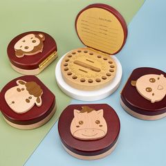 【送料無料】BABY TOOTH BOX【かわいい干支イラスト】【へび 巳】【へその緒ケース】【乳歯ケース】【保管ケース】 成長　思い出　宝物・記念・出産祝い ・ ギフト・プレゼント　オシャレ・コンパクト 男の子・女の子