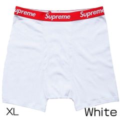 【新品】Supreme Hanes ボクサーパンツ 1枚 ホワイト XLサイズ シュプリーム ヘインズ 下着 メンズ