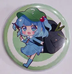 東方Project缶バッジ 河城にとり　-ハチワレキッド-(送料込)