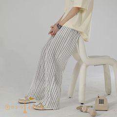 ワイドパンツ メンズ 接触冷感 涼しい 薄手 ワークパンツ ロング丈 サルエルパンツ ズボン ストレッチ ワイド アンクルパンツ 夏 秋 オシャレ コーデ fanxiang01