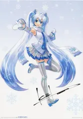 【中古】雑貨 雪ミク KEI氏描きおろし複製サイン入りイラストボード 「一番くじ 雪ミク ～SNOW MIKU～」 B賞