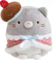 【中古】ぬいぐるみ ねこのきょうだい(グレー) あつめてぬいぐるみ ねこのきょうだいとおかし屋さんテーマ 「すみっコぐらし」