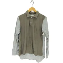 コムデギャルソンシャツ COMME des GARCONS SHIRT 03ss ストライプシャツ ドッキング ポロシャツ メンズ JPN：S のサムネイル