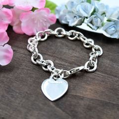 【管理番号 51】TIFFANY&Co. ティファニー ブレスレット リターントゥ ハートタグ シルバー925 アクセサリー