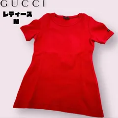 レア❗️GUCCI グッチ レッドTシャツ Lサイズ