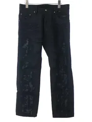 ABAHOUSE アバハウス 00SS ダメージデニムパンツ ブラック 3のサムネイル