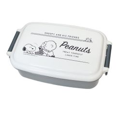 スヌーピー[お弁当箱]1段ランチボックス/シンプルロゴ ピーナッツ 