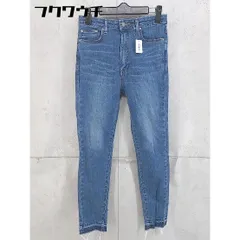 ◇ EDWIN SOMETHING サムシング ストレッチ カットオフ ジーンズ デニム スキニー パンツ サイズM インディゴ レディース 【中古】 【1104160001927】