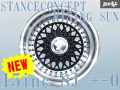 深リムホイル 15インチ 4穴 6.5J PCD100 オフセット38