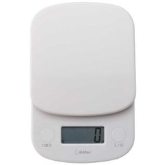 ドリテック デジタルスケール 1kg ホワイト KS-631(WT)