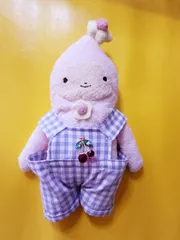 フモフモさんMサイズのお洋服♪モダンなオーバーオール 大人が癒されるぬいぐるみ「フモフモさん／Mサイズ
