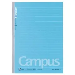 (まとめ) コクヨ キャンパスノート(ドット入り罫線) セミB5 B罫 30枚 ノ-3BTN 1セット(5冊) 【×10セット】