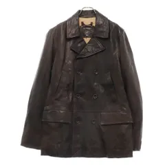 Timberland (ティンバーランド) レザー バイカージャケット ダークブラウンのサムネイル