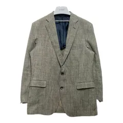 ポロラルフローレン シルクリネン テーラードジャケット グレー系 POLO RALPH LAUREN（テーラードジャケット ・ グレー/灰色系）の