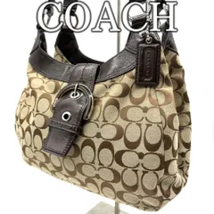 COACH コーチ シグネチャー ベルト金具 ワンショルダー バッグ Y2K 平成レトロ / COACH Signature Buckle Shoulder Bag Brown Y2K Heisei Retro