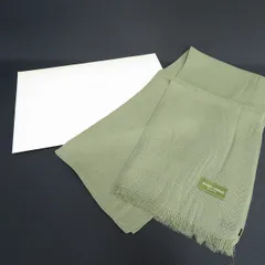#ae ジョルジオアルマーニ GIORGIO ARMANI ショール ストール マフラー カーキ イタリア製 イタリー 未使用 946025 k01