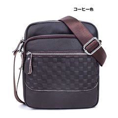メンズ牛革鞄 ショルダーバッグ メンズ バッグ 牛革 本革  リアル革　カジュアル　斜めがけ 通勤 仕事