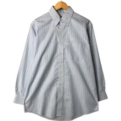 古着 ブルックスブラザーズ Brooks Brothers Est.1818 長袖 ボタンダウンストライプシャツ メンズM相当/eaa549403