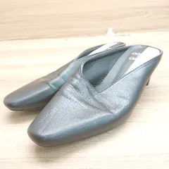 ◇ Odette e Odile オデットエオディール　ポインテッドヒール 楽ちん パンプス サイズ22.5 ブラック レディース E  【1401220007241】