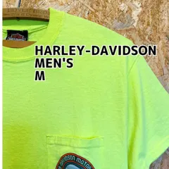 ！送料無料！ ハーレーダビッドソン ポケット付 プリント Tシャツ メンズ Mサイズ US古着 T-15-169