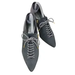 ヒミコ 卑弥呼  ポインテッドトゥレースアップパンプス レディース  22