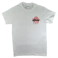 ALVA アルバ Scratch Logo Tシャツ WHITE