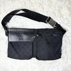 【美品✨】グッチ GGキャンバス ウエストポーチ ボディバッグ 28566 黒 楽天市場】gucci ggキャンバス 28566（バッグ｜バッグ・小物