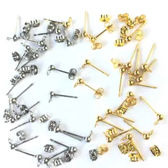 サージカルステンレス ピアス金具 丸玉3ｍｍ L316 金属アレルギー対応 ピア