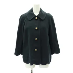 ケイトスペード KATE SPADE Florence Broadhurst コットンジャケット ステンカラー 裏地花柄 0 XS 紺 ネイビー /AT ■OSのサムネイル