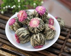 新茶　中国茶　緑茶　花咲く工芸茶　10個セット