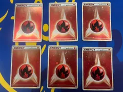 傷あり特価　ポケモンカード　基本炎　ブリザードエネルギー　６枚セット　レジェンド