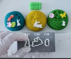 うさもも様/ 2点まとめ買いページ　新品 可愛い 和菓子 抜き型のみ 和菓子道具 可愛いウサギ Y-21 Y-26