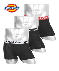 新品 未使用 Dickies ディッキーズ 下着 【3枚セット】Dickies フライス メンズボクサーパンツ 518410【メール便】 ブラックセット