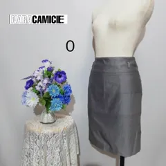 ナラカミーチェ　極上美品　ひざ丈タイトスカート　Ｓサイズ　グレー色系