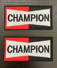 2枚セット CHAMPION　ワッペン　アメカジ