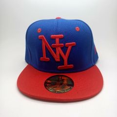 新品 送料込み 大人用 ニューヨーク ベースボール キャップ 男女兼用 青/赤