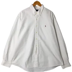 古着 ラルフローレン Ralph Lauren CUSTOM FIT 長袖 ボタンダウンシャツ メンズXXL相当/eaa543519