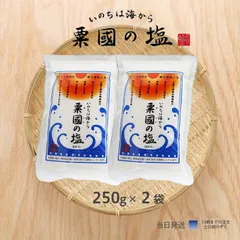 粟國の塩 釜炊 250g 2個セット 沖縄 塩 しお 海水 粟国塩 海塩 粟国島 自然海塩 天日塩 平釜 ミネラル マグネシウム カルシウム カリウム 送料無料