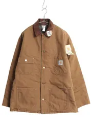 美品　ＤＫＢ　チョアコート　Carhartt カーハート カバーオール　ブラウン Carhartt Dark Brown Duck Canvas Chore Coat S Made in USA