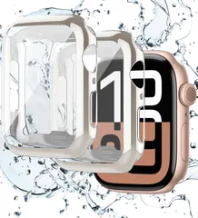【数量限定】44mm 40mm 41mm レディース メンズ、コンパチブル apple 45mm watch ケース series 42mm 10 9 8 46mm 7 6 5 カバー 4 SE用、TPU素材 保護カバー アップルウォッチ 耐衝撃 装着簡単 指