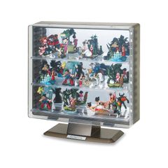 【即納】伊勢藤(ISETO) フィギュアケース コレクションケースST606(スタンドタイプ) クリアブラック 幅36.0×奥行き11.0×高さ36.3cm 日本製 大型 アクリル棚 ショーケース コレクション 透明 I-255