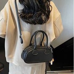 新品未使用 PU型 ラウンド ハンドバッグ 春夏 ショルダー/斜め掛け/トート ショルダーバッグ