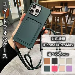 【在庫限り】(iPhone 14ProMAX用) カード収納ショルダーカバー