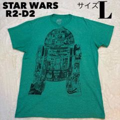スターウォーズ　STARWARS R2-D2 プリント半袖 Tシャツ　サイズL
