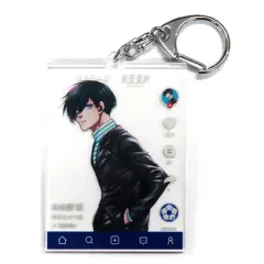 【中古】雑貨 糸師凛 「ブルーロック×ローソン SNS風アクリルキーホルダー」