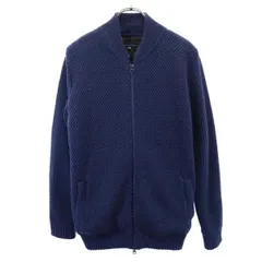 アーバンリサーチ ニットジャケット 40 ネイビー系 URBAN RESEARCH 裏ボア メンズ 【中古】  【221226】