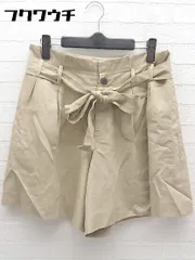 ◇ ◎ Spick&Span スピック＆スパン ウエストリボン ショート パンツ サイズ40 ベージュ系 レディース 【中古】 【1002800663828】
