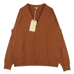 FilMelange フィルメランジェ 2221017 WAIN ウェイン WOOL MOSS STITCH KNITTING カーディガン オレンジ系 orange melange 3【中古】のサムネイル